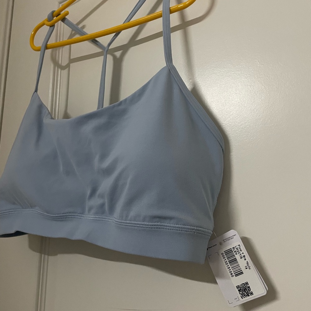 NWT lululemon bra blue linen